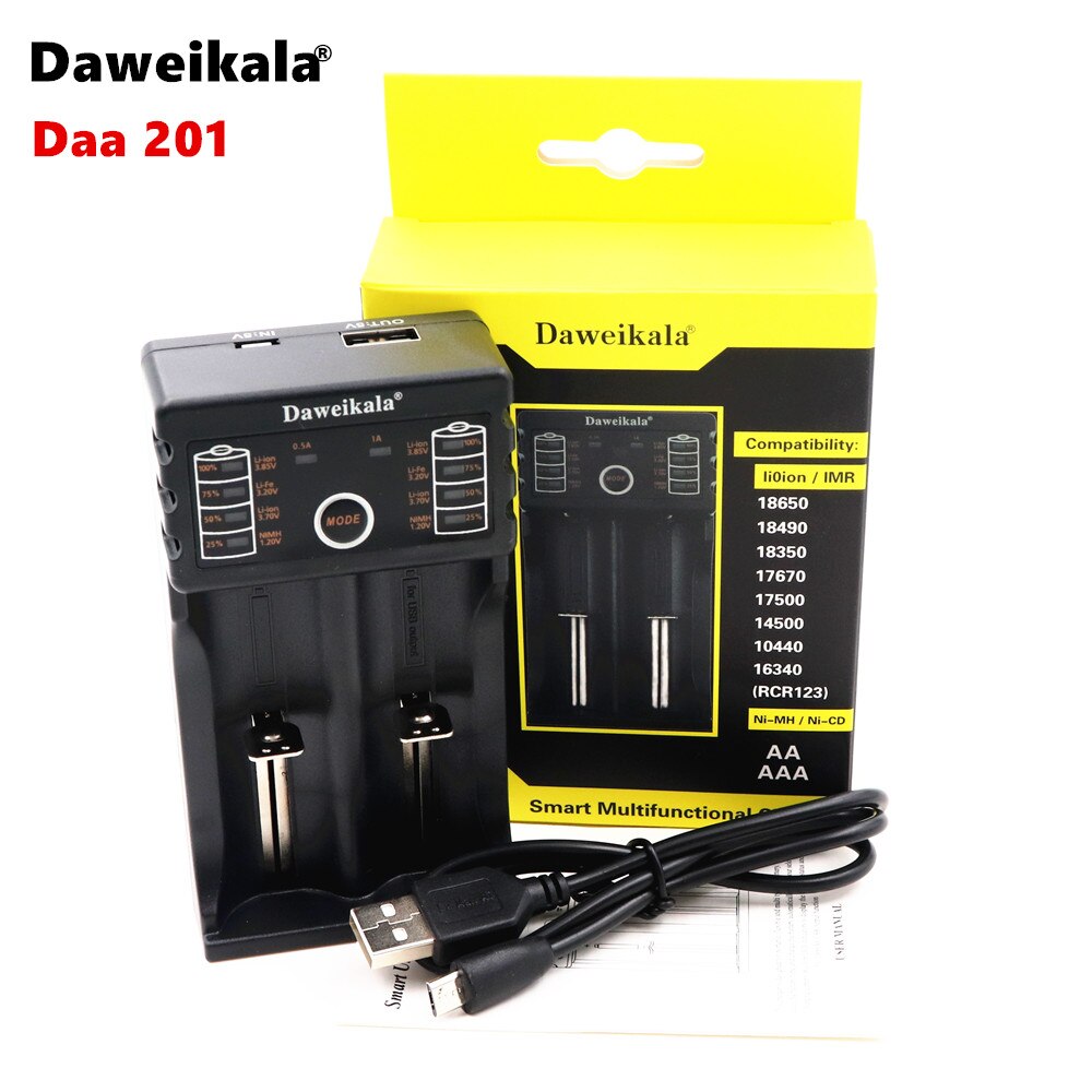 NCR 18650B 3.7V 3400 MAH 18650 Lithium Rechargeable Battery For Panasonic Flashlight Bateries and USB charger