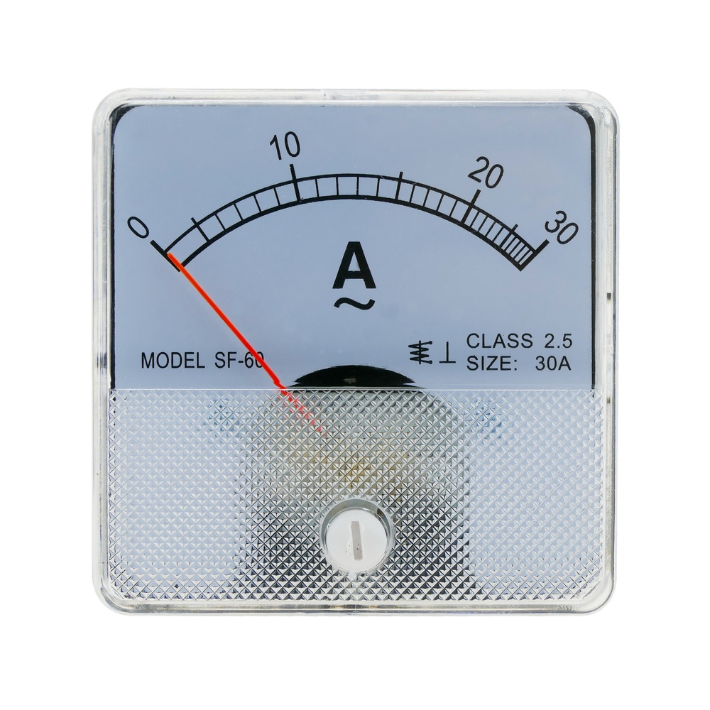 Bematik-Elektrische Poke Analoge Vierkante Panel 60X60 Mm 10A Ampèremeter