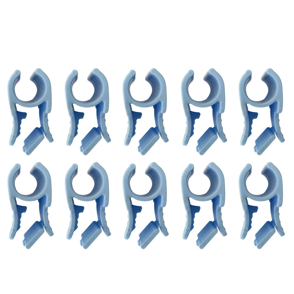 Kas Accessoires Plastic Winddicht Clip Pijp Klemmen 16Mm Shade Mesh Film Cover 10Pcs Rij Pp Saldering Hoop Clips