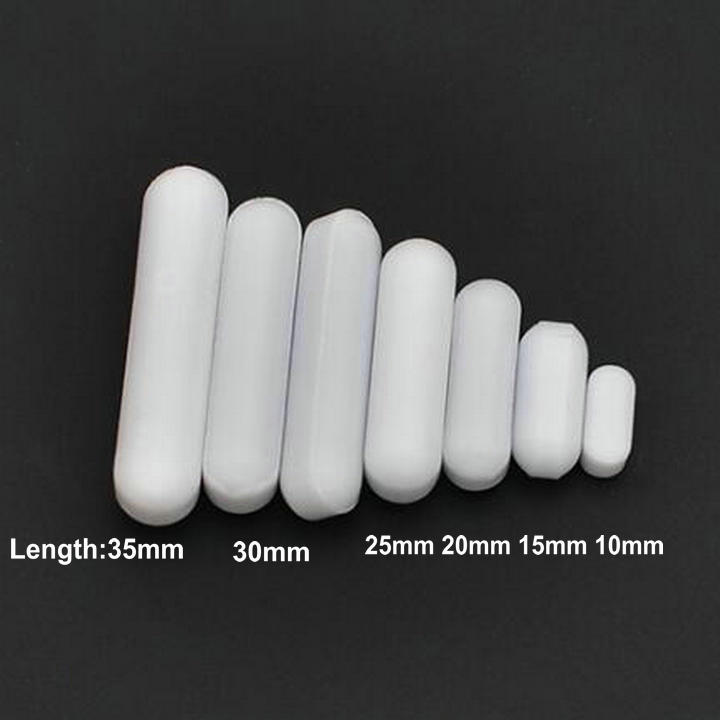 7 st/set längd 10-35mm ptfe c typ magnetomrörare, mixer omrörare för laboratorieexperiment