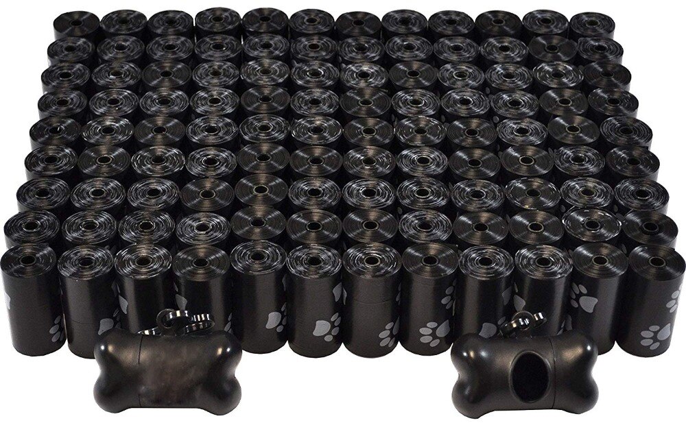 50Rolls Dog Poop Bags Pet Waste Garbage Bags Biodegradable Outdoor Carrier Holder Dispenser Clean Pick up Tools Pet Accessories