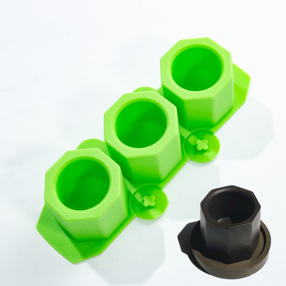 Silicone Pot de fleurs moule bricolage ciment Succulent Pot de fleur faisant moule manuel argile artisanat ciment Silicone béton bouteille moule