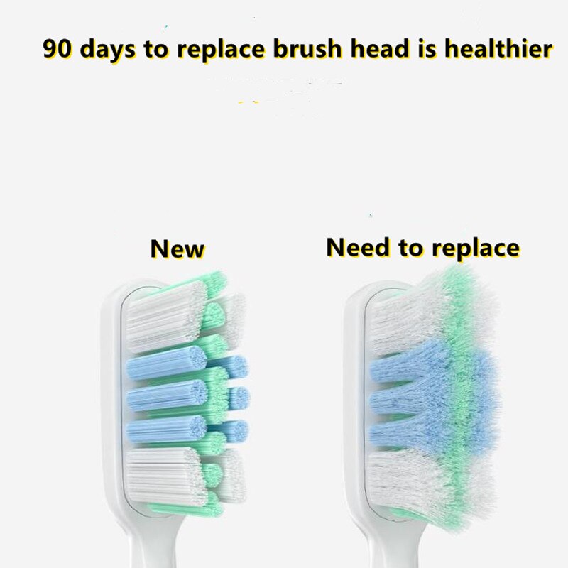 1-4pcs For Xiaomi Sonic Electric Toothbrush Heads T300 T500 T700 Ultrasonic 3D High-density Replacement Tooth Brush Heads