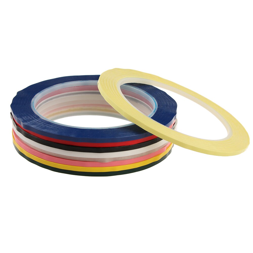 1Pcs 3mm Length 66M 5S Desktop Positioning Tape Multicolor Marking Tape Warning Color Blackboard Drawing Grid Scribing Tape