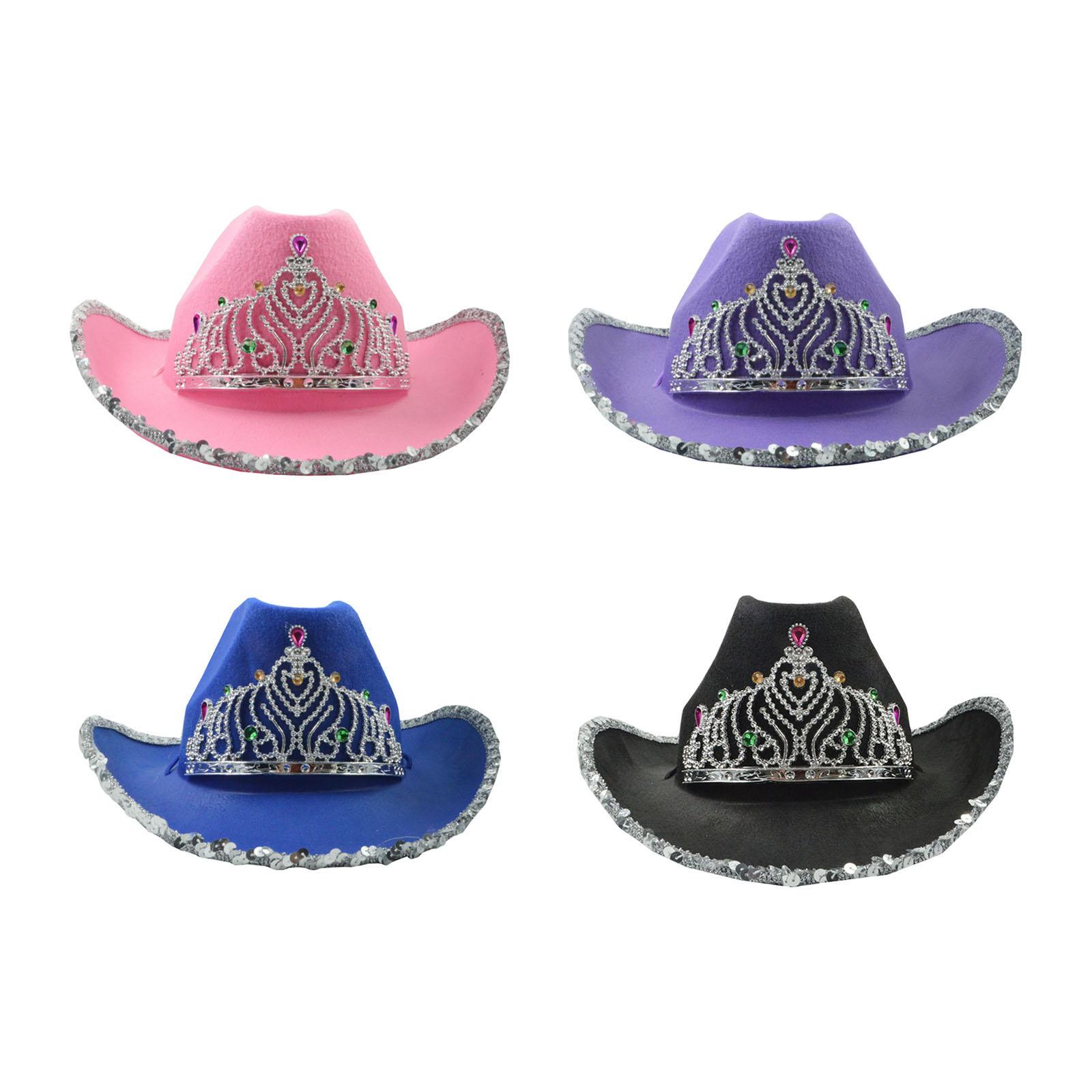 Cowboy Hat Western Cowboy Cowgirls for Halloween Costume Cosplay Party Accessories Dress Up