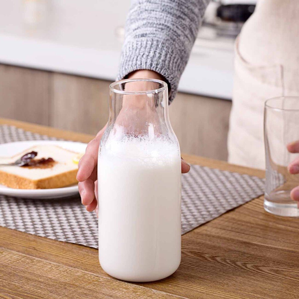 Kitchen Storage Containers Transparent Glass Food Storage Jar Bottle Cereal Container Wood Plug Kitchen Organization