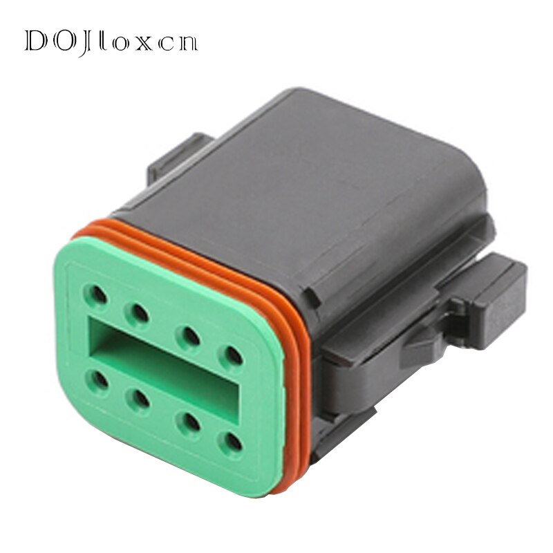 1 Set DT06-08SD Deutsch 8 12 Pin Connector Waterproof Male Female Pair Wiring Plug DT04-08PD DT15-08PD DT04-08PB-L012 DT06-08SC: Red