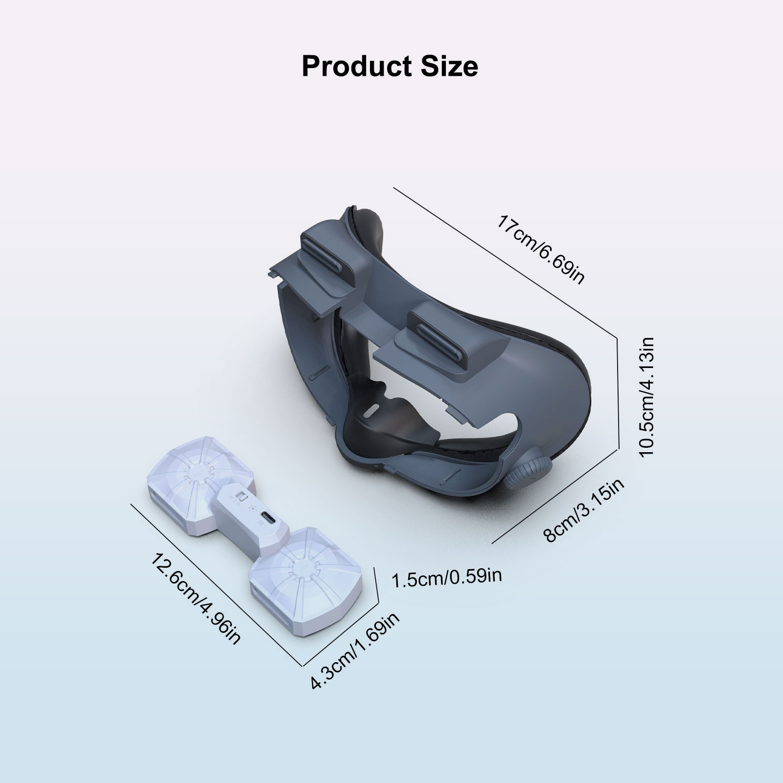 Ventilador de refrigeración para auriculares Meta Quest 3 VR, circulación de aire transpirable con interfaz Facial, cubierta facial para accesorios Quest3