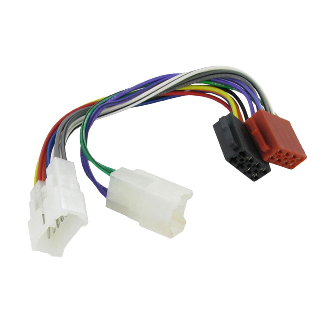 Bil ledningskabel adapter for toyota / iso stereo ledning kabel pluggkontakt enkel installasjon