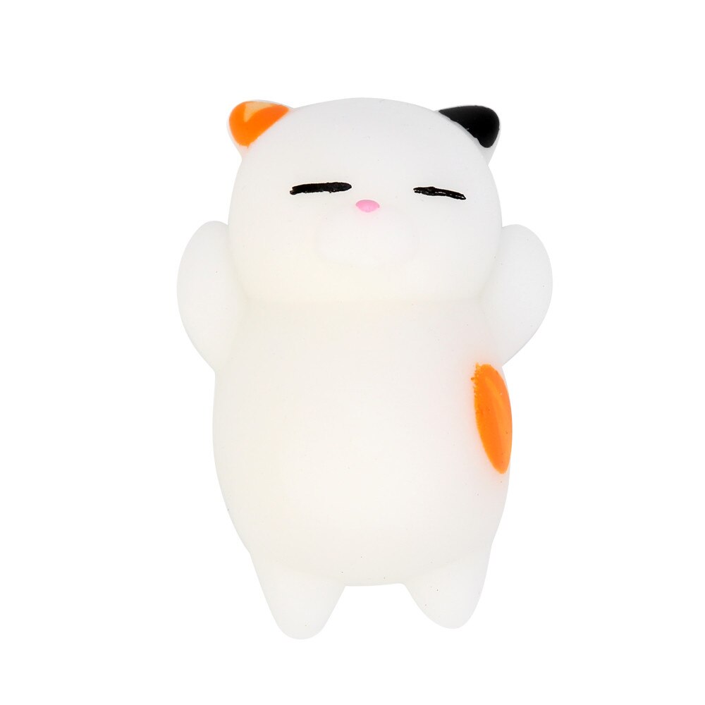 Cute Mochi Squishy Cat Squeeze Healing Fun Kids Kawaii Toy Stress Reliever Decor Toys for kids Birthday Christmas: D