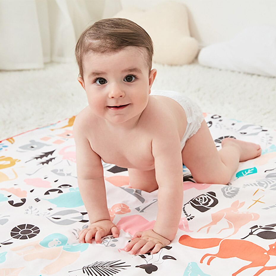 Låt oss göra baby mjuk bomull inomhus filt flanell fleece inladdning tecknad dekoration baby sängkläder filt barnvagn wrap