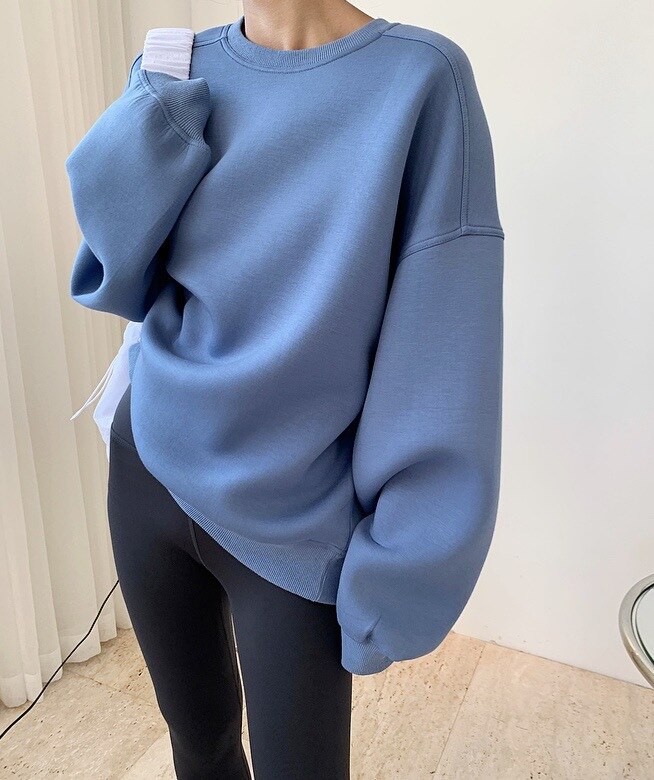 woman full cotton sweatshirt