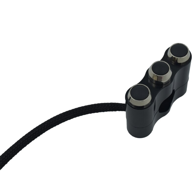 Interruptor Universal de aluminio para motocicleta, Control de manillar de 7/8 pulgadas para faros, bocina, Luz antiniebla de parada de emergencia, botón tres en uno