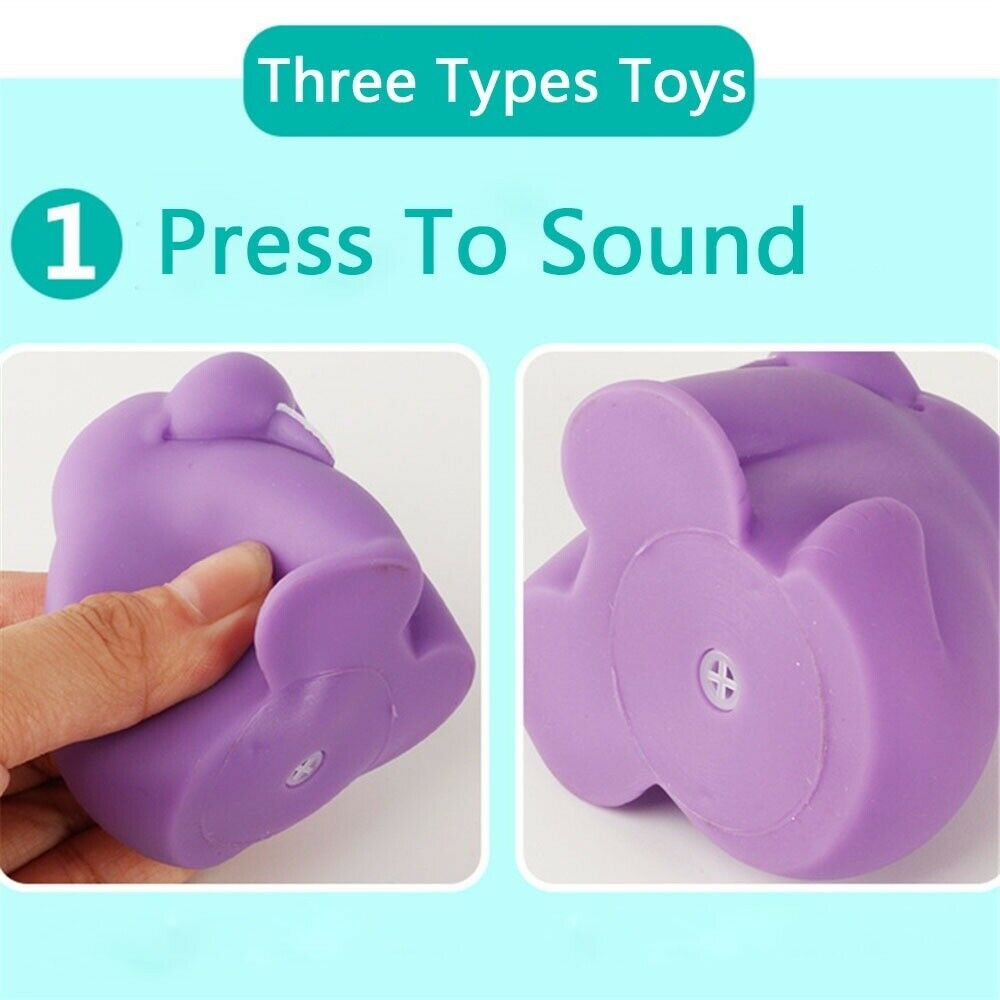 Children playing with water, spraying water, temperature-changing animal bathroom toys