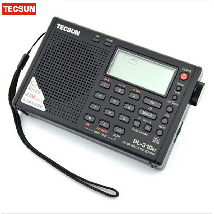 100%  helt tecsun  pl310et pl -310et fuld band radio digital demodulator på fm / am / sw / mw / lw verden band-stereoradio digital modtager