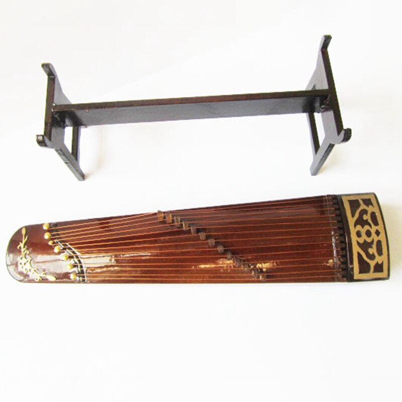 Mini Guzheng Model Chinese Traditional Zither Musical Instrument Collection Decorative Ornaments Model With Case Stand