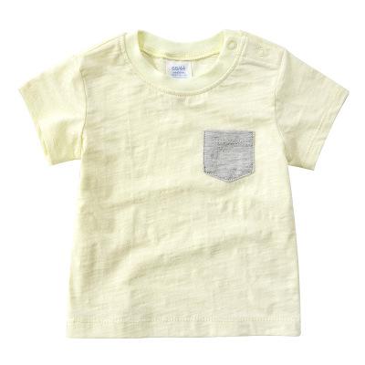 Orangemom Baby Katoen 6 Kleuren Baby T-shirt Korte Mouw Baby Boy Top Voor Pasgeboren-2Y Tshirt: beige / 18m