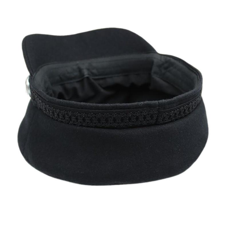 Kvinder mænd bomuld afslappet stil strenge hængslet knap golf kasket stilfuld retro metal ornament hat baretter fransk hat