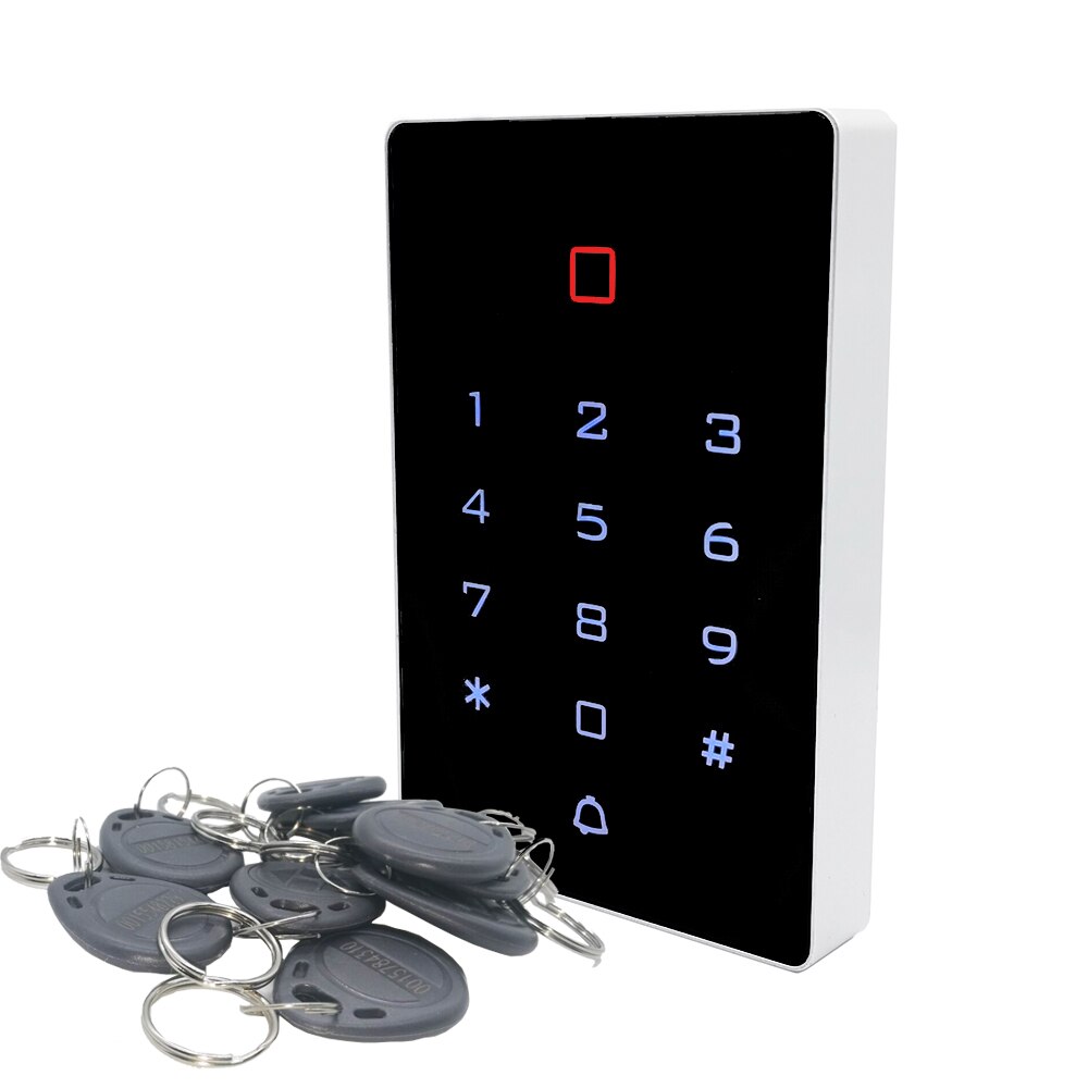 Cerradura de puerta Rfid EM impermeable, sistema de Control de acceso al aire libre, 125Khz: T12-Grey Keyfobs