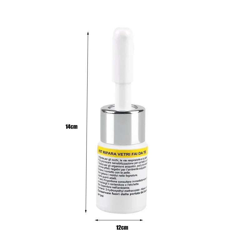 1Set Voorruit Reparatie Agent Auto Glas Kras Repareren Vloeistof Hars Nano Raam Crack Reparatie Agent Venster Scheuren Onderhoud Tools
