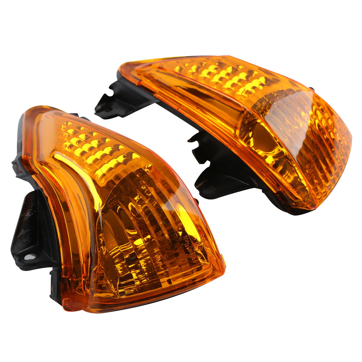 Clignotant de moto pour Kawasaki ER6N ER6F ER6R , lentille noire/claire/Orange en vogue