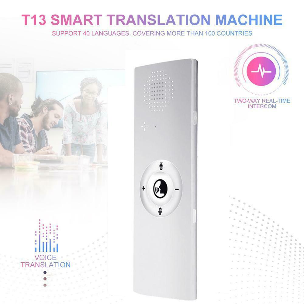 Portable Mini Multi-Language Smart Voice Translator 40 Languages Translator Bluetooth Wireless Two-Way Real Time Instant Voice