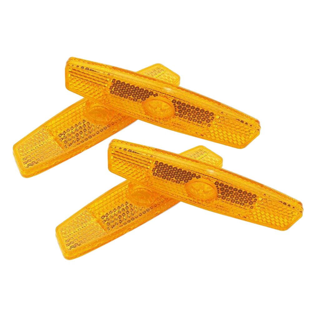 12pcs Bicycle Wheel Spoke Reflector Reflective Mount Clip Warning Tube Light Blue