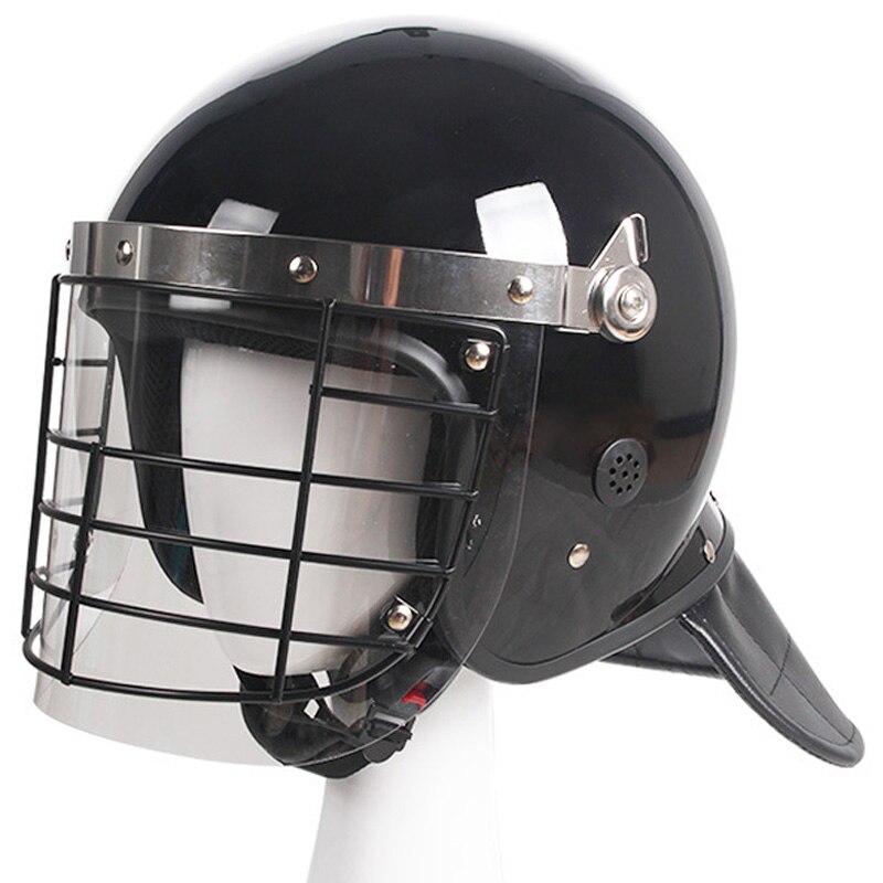 Casque Anti-émeute, Protection faciale, garde de sécurité du personnel de service, Protection de patrouille, facile à porter
