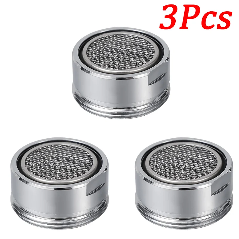 3/1pcs Brass Water Saving Faucet Tap Aerator Replaceable Filter Mixed Nozzle 24mm Thread Bathroom Faucet Bubbler Bathroom Parts: Lavender