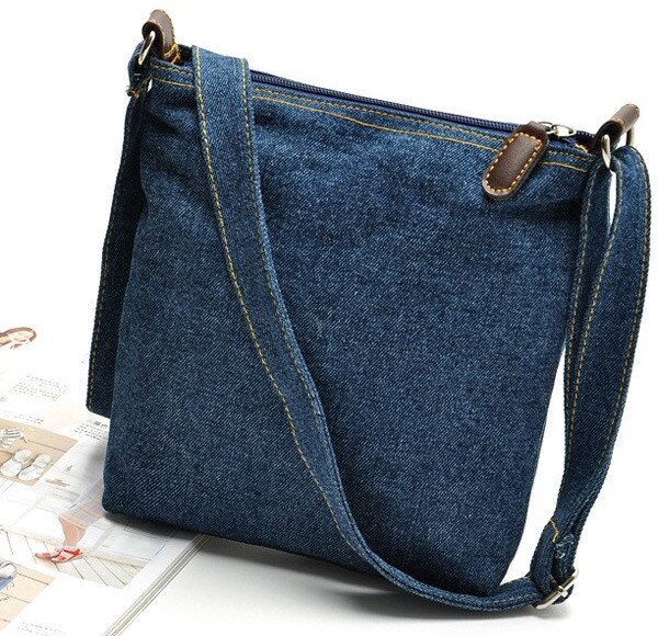 Blue Denim Handtas Kleine Handtas Voor Mannen Vrouwen Crossbody Zak Zomer Zakken Voor Vrouwen Daily Casual Crossbody Tassen