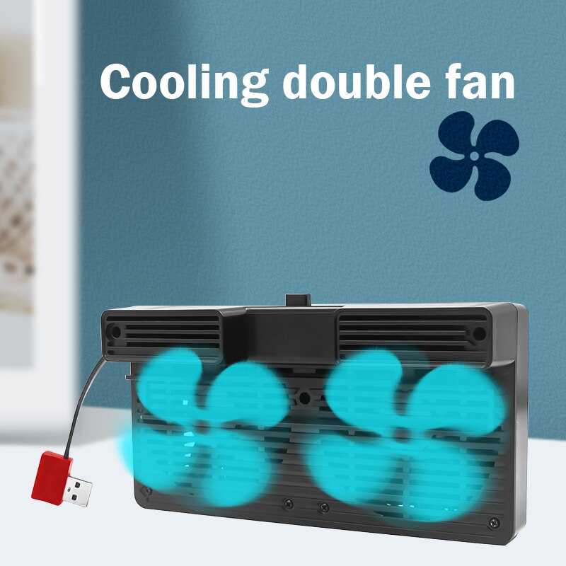 USB ventilador de refrigeración nintendo switch Dual disipador de calor soporte pared nintendo switch enfriador consola ventilador usb con interruptor de enfriamiento Base para NS accesorios de interruptor