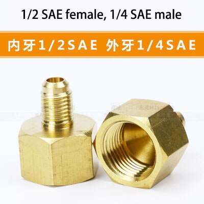 brass fitting adapter SAE1/4 Brass Pipe Hex Nipple Fitting Quick Coupler Adapter Male to Male Thread concentric reducer: Gray