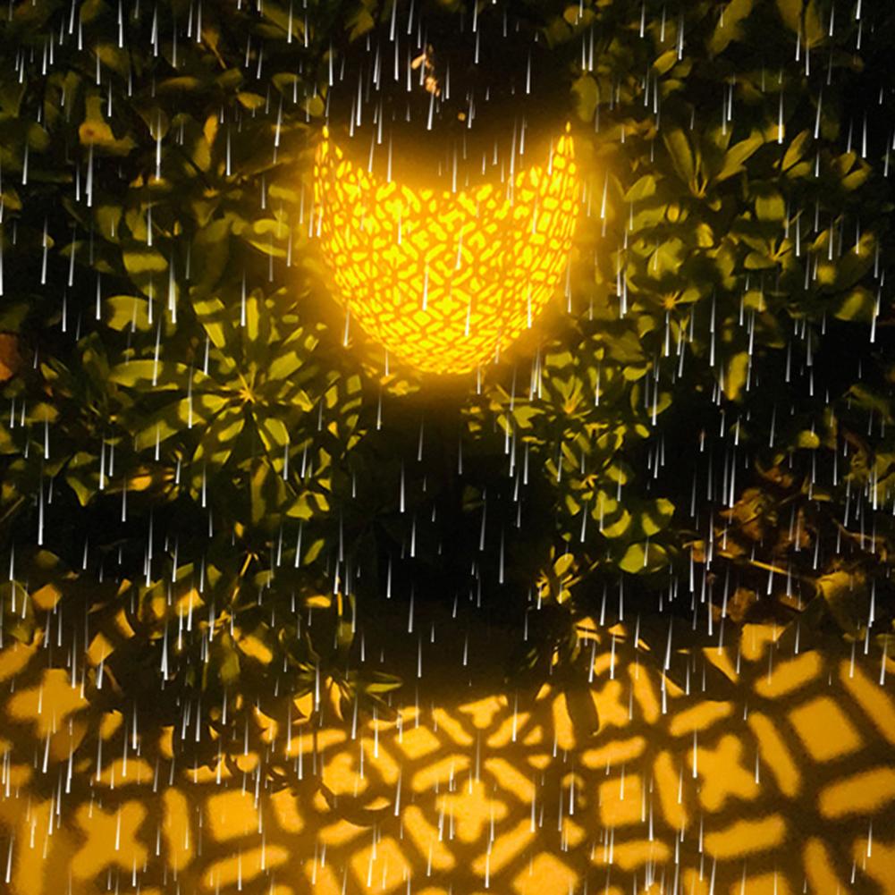 Fashionable Retro Metal Solar Lawn Light Solar Pathway Lights Waterproof Landscape Floodlights