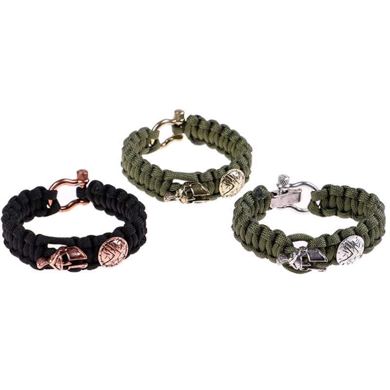 Armband accessoires survival paraplu touw kralen metalen bedels voor doe-het-zelf hanger gesp voor paraplu touw lanyards