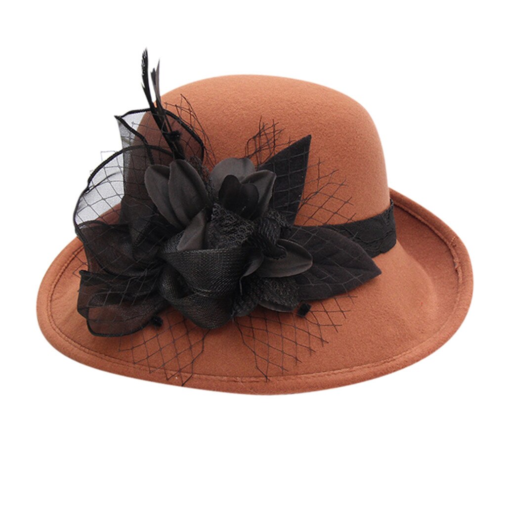 Boina de para mujer, estilo francés, gorro, gorra Vintage, de cálidos, sombrero jazz, sombrero verano, primavera, sombrero casual al aire libre: Marrón
