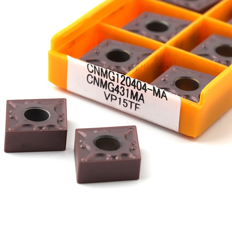 CNMG120404 CNMG120408 MA VP15TF UE6020 US735 insertos de carburo originales herramientas de torno CNC herramientas de hoja de giro externo para acero