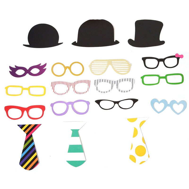 Paper Beard Camera Props Wedding Birthday Party Boys Girl Series Props Shower Activities Party Supplies