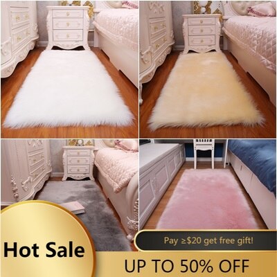 Tapis épais moelleux, pour salon, chambre d'enfant, tapis de sol et fenêtre, absorbant l'eau, pour chevet, tapis de sol anti-dérapant zones
