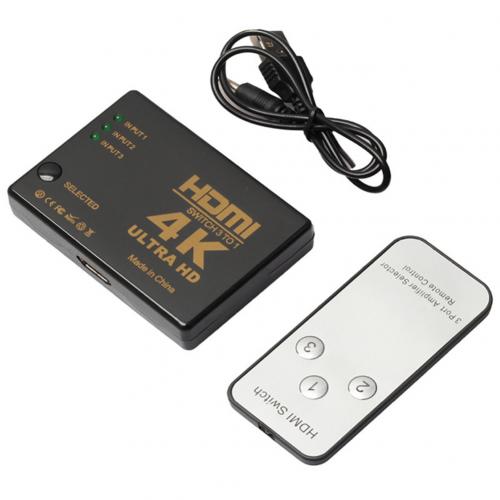 Nxl-03192 HDMI Auto Switcher, 3 Eingänge → 1 Ausgang – Für 4K, Full HD, 3D & PSVR