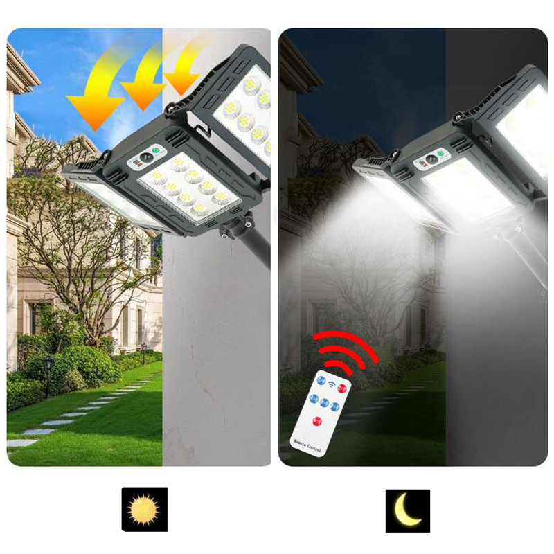 Straatlantaarn Buiten Waterdichte Led-Muursensor Bewegingslamp Met 3 Verlichtingsmodus Vouwlicht Voor Tuin Achtertuin