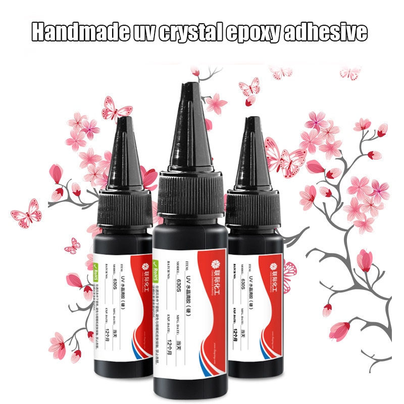 UV Resin Glue Ultraviolet Cure Gel Fast Curing Hard DIY for Jewelry Making Crafts BM88