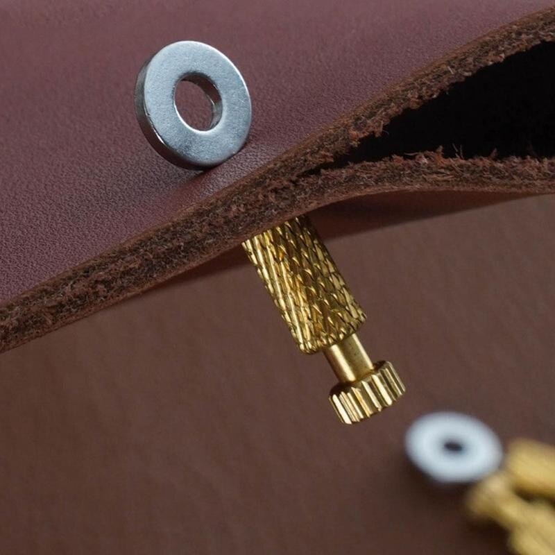 Herramientas de artesanía de cuero, agujas de posicionamiento, aguja de fijación, accesorios de costura