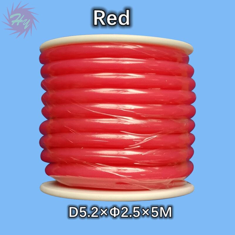 1 Roll 5 Meters Silicon RC Nitro(Glow) Fuel Line For RC Accessories: red