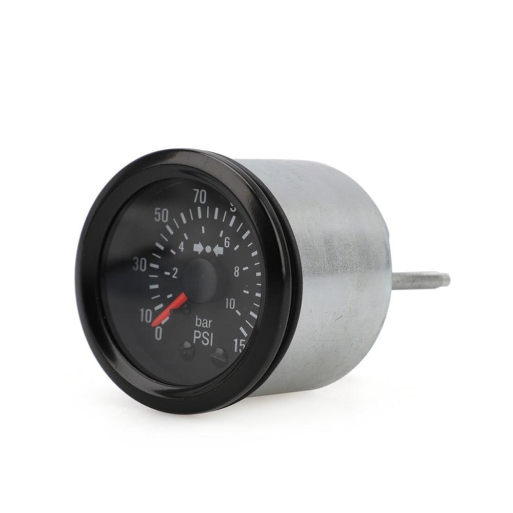 2" 52mm Universal Car Modified Pointer Type Dual Scale Display 0-10BAR/0-150PSI Barometer Instrument