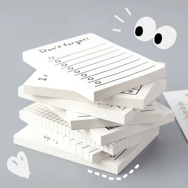 50 pagina's eenvoudig notitieblok, mini-draagbaar bericht notitieblok notitieblok woordenschatboek draagbaar plan gemak papier