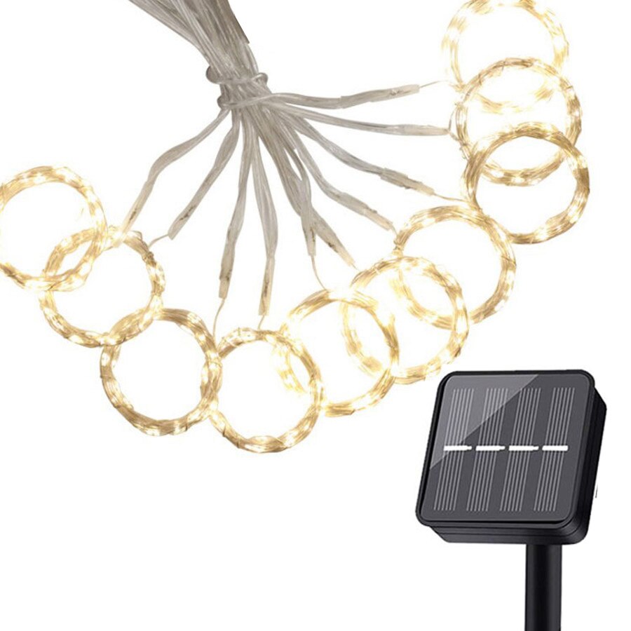 Rideau lumineux solaire pour chambre à coucher, fêtes de mariage, 300 LED, toile de fond pour fenêtre murale, guirlande de glaçons pour jardin, gazébo, décor de barbecue