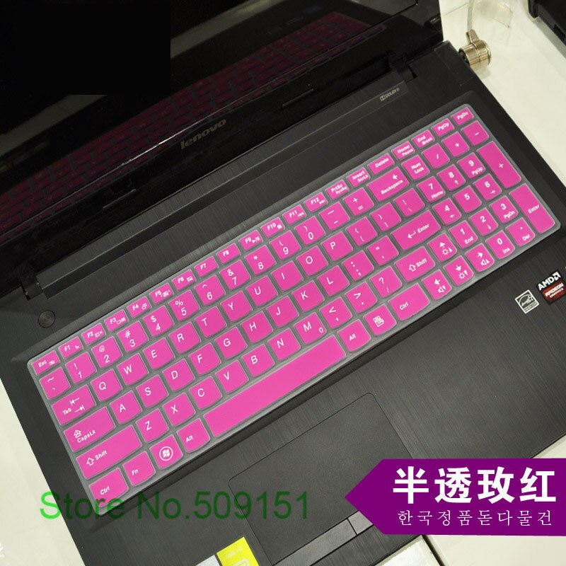 Silikontastaturdeksel for lenovo 15.6 tommer  y50-70 g50-80 z500 b590 g510 g580 y510p y50 g50 y570 z580 z560 b580 v580
