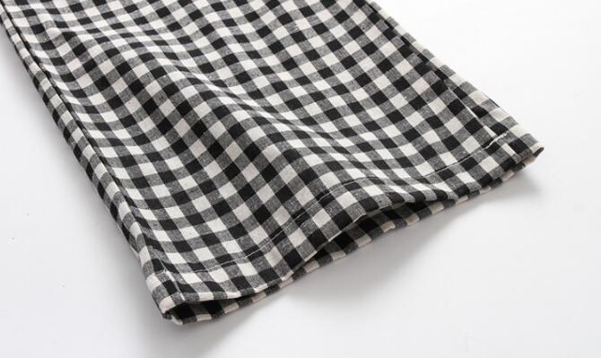 Filles été coton Shorts décontracté été enfants vêtements bébé filles vêtements Plaid Bow large jambe Shorts 6 8 10 12 14 ans
