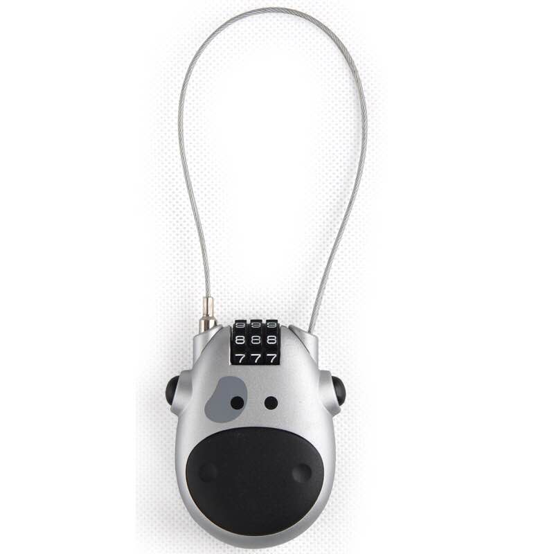 Draagbare Anti-diefstal Draad Touw Douane Codeslot Combinatie Douane Hangslot Bagage Rugzak Lockers Gym/Helm/Laptop sloten