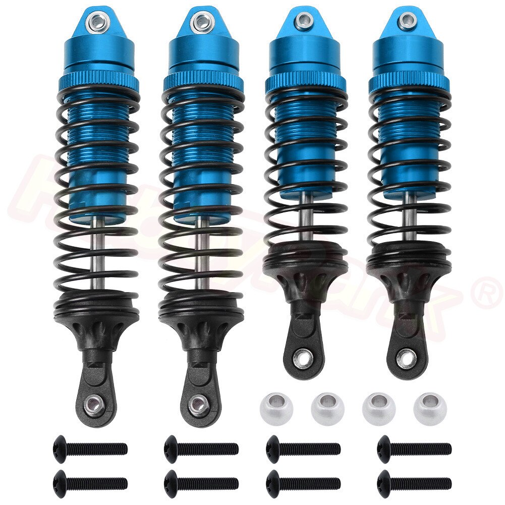 RC Car Shock Absorbers - Metal - for Traxxas Slash 4x4 2WD - Upgrade Parts: Blue 7348